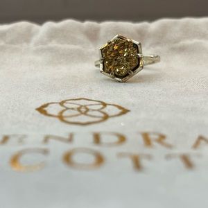Kendra Scott Gold Drusy Ring